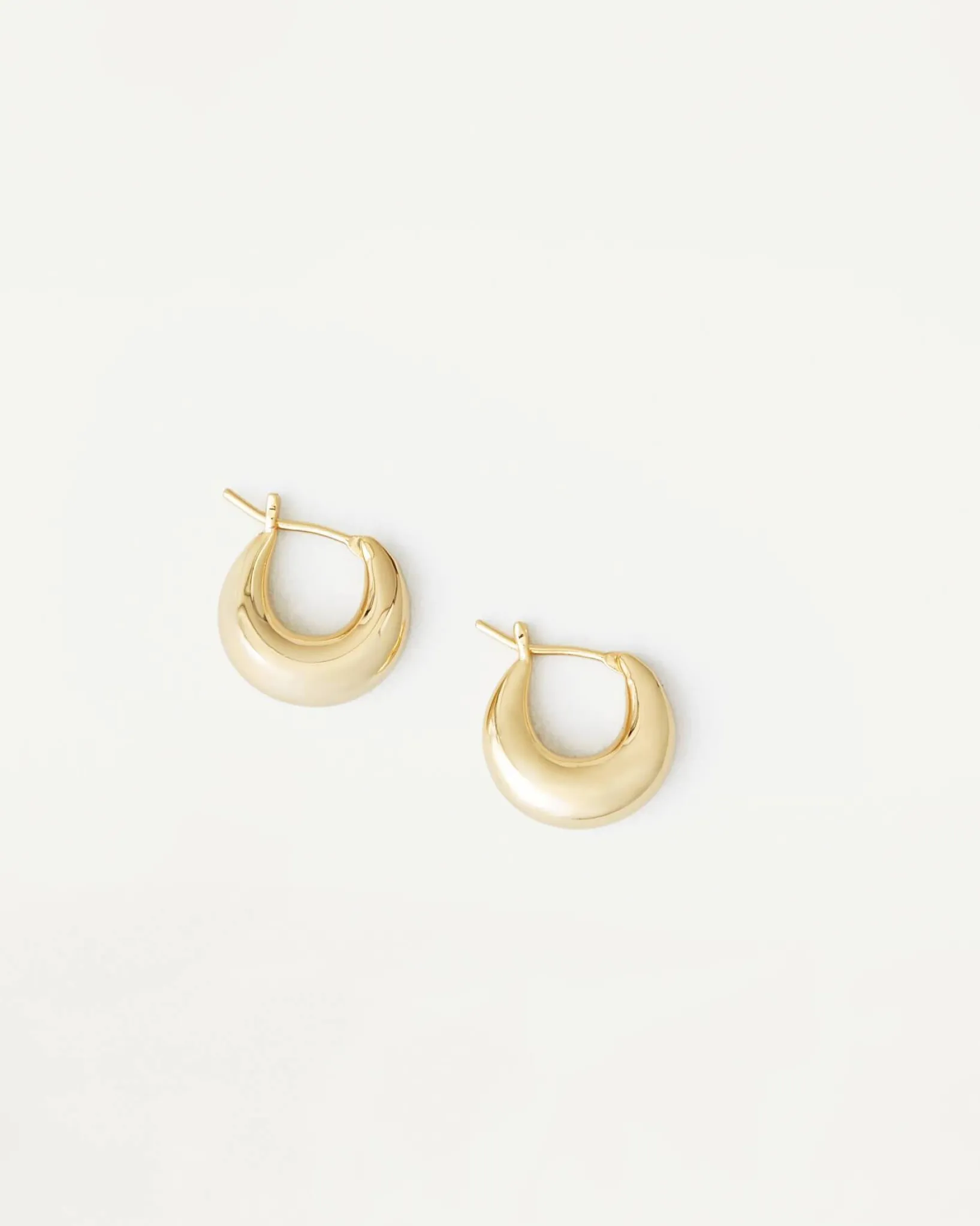Sale Loeffler Randall Adeline Gold Mini Dome Hoop Earring Gold />