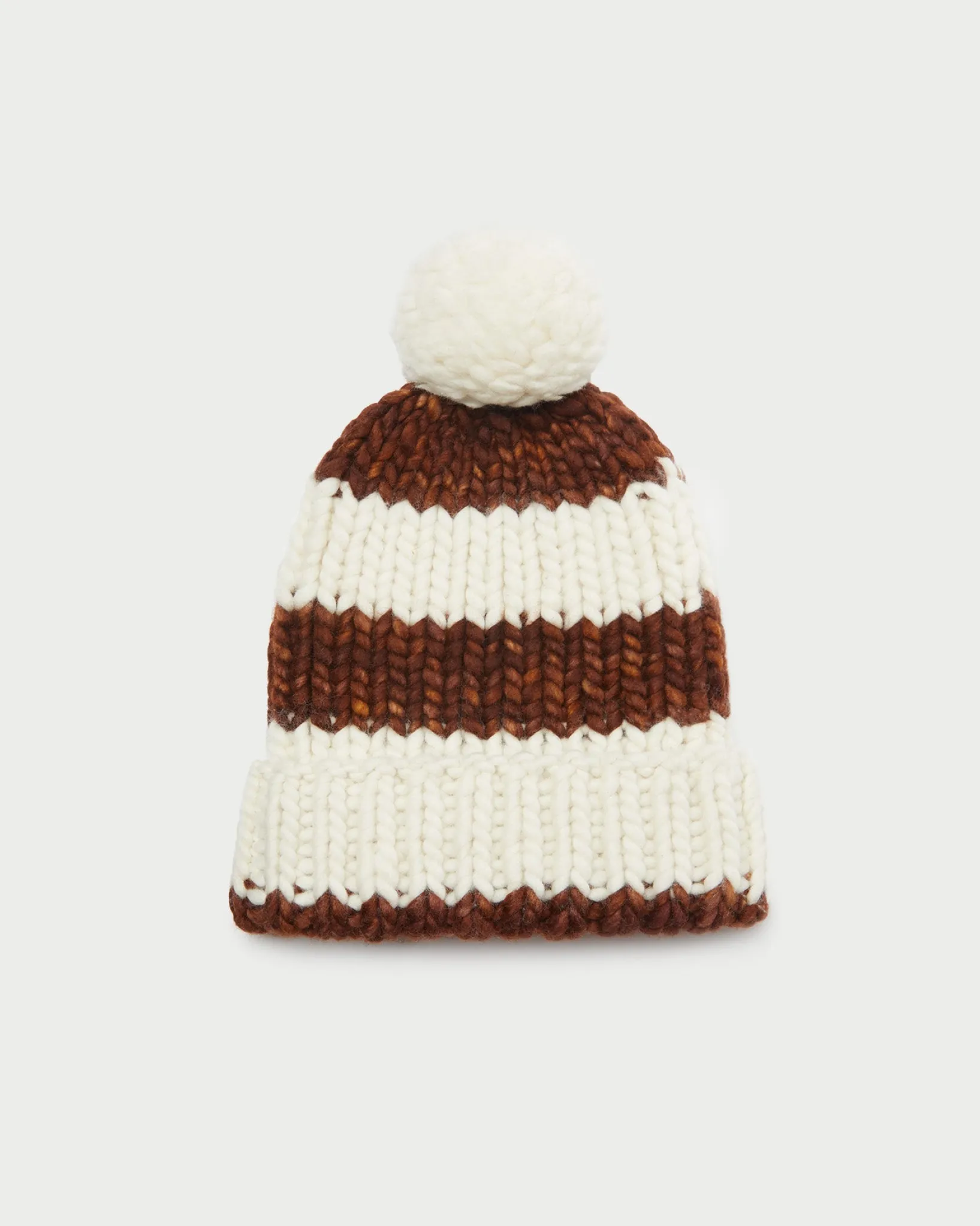 Online Loeffler Randall Ava Knit Pompom Hat Cream