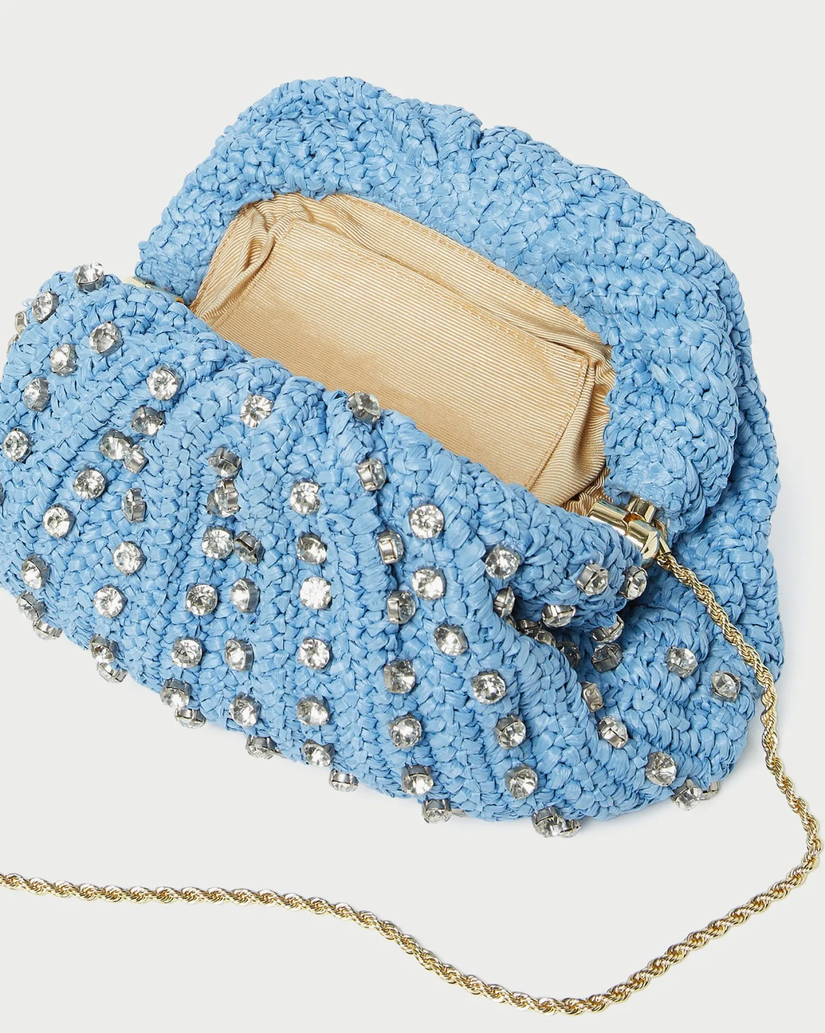 Best Loeffler Randall Bailey Blush/Crystal Dome Clutch Beauty