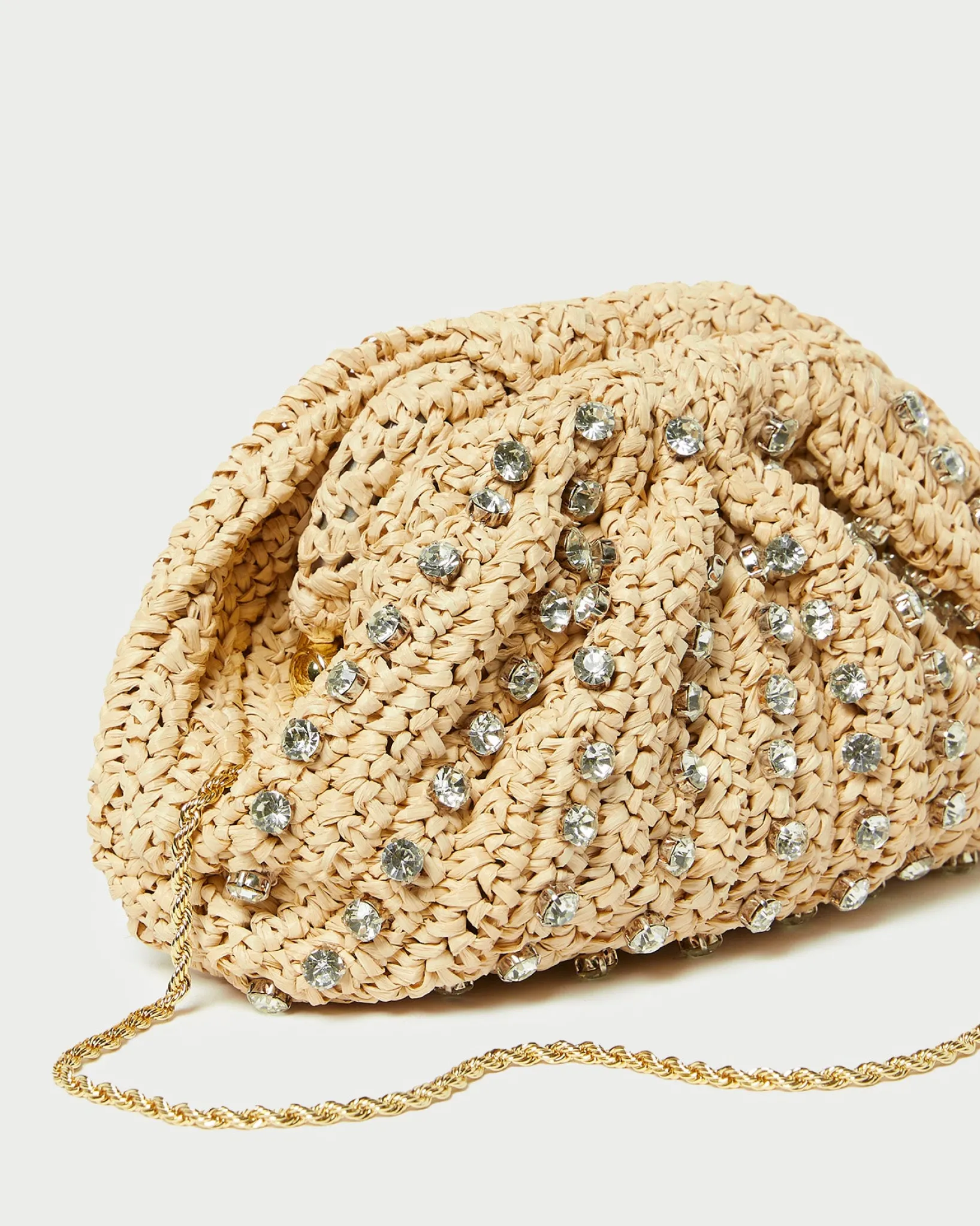 Best Loeffler Randall Bailey Blush/Crystal Dome Clutch Beauty