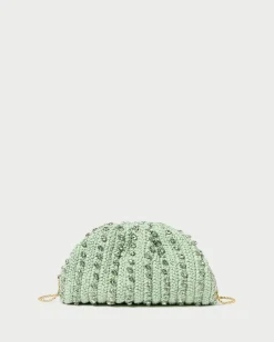 Best Loeffler Randall Bailey /Crystal Dome Clutch Mint