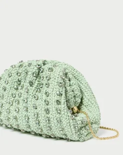 Best Loeffler Randall Bailey /Crystal Dome Clutch Mint