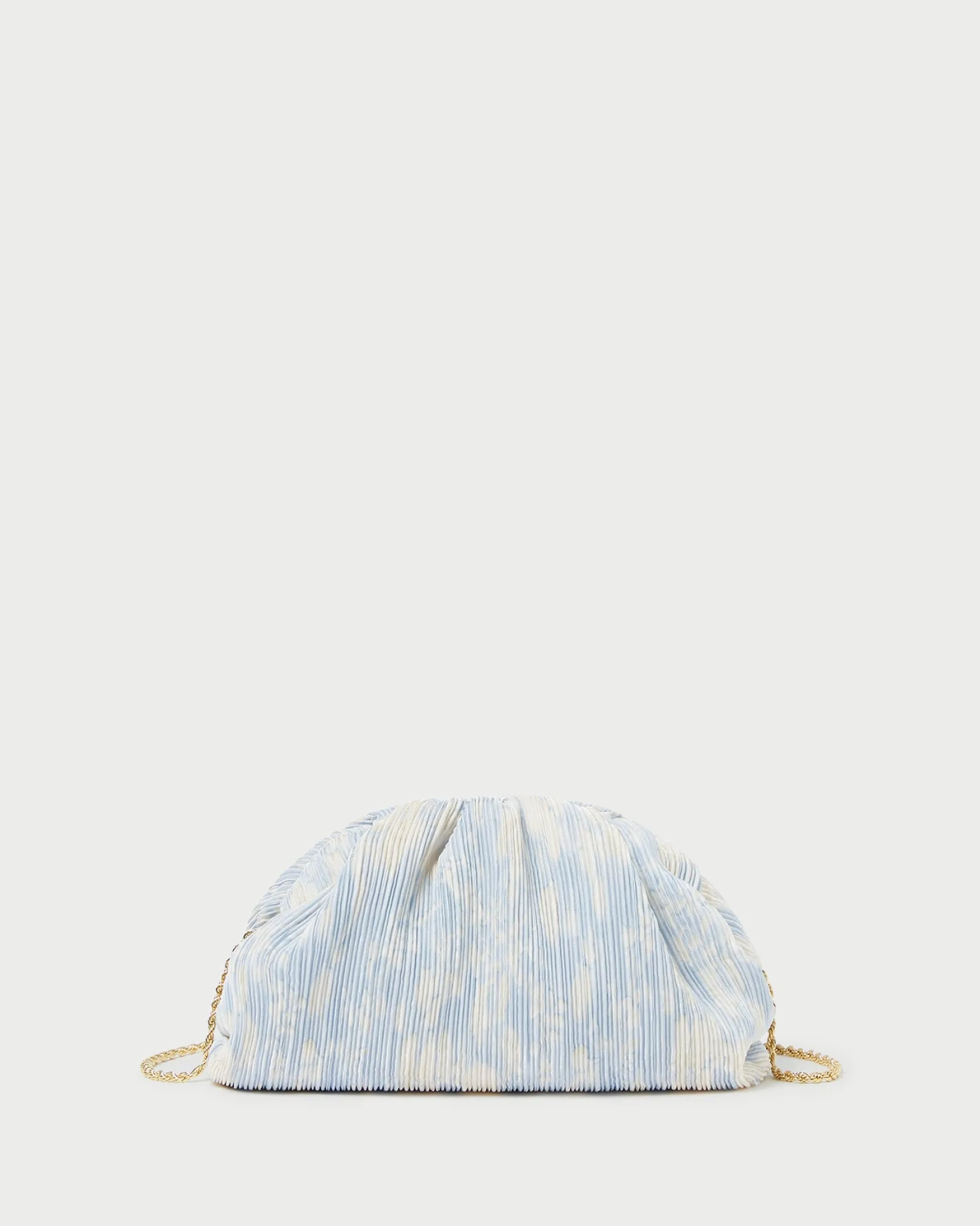 Hot Loeffler Randall Bailey Pleated Dome Clutch Pearl