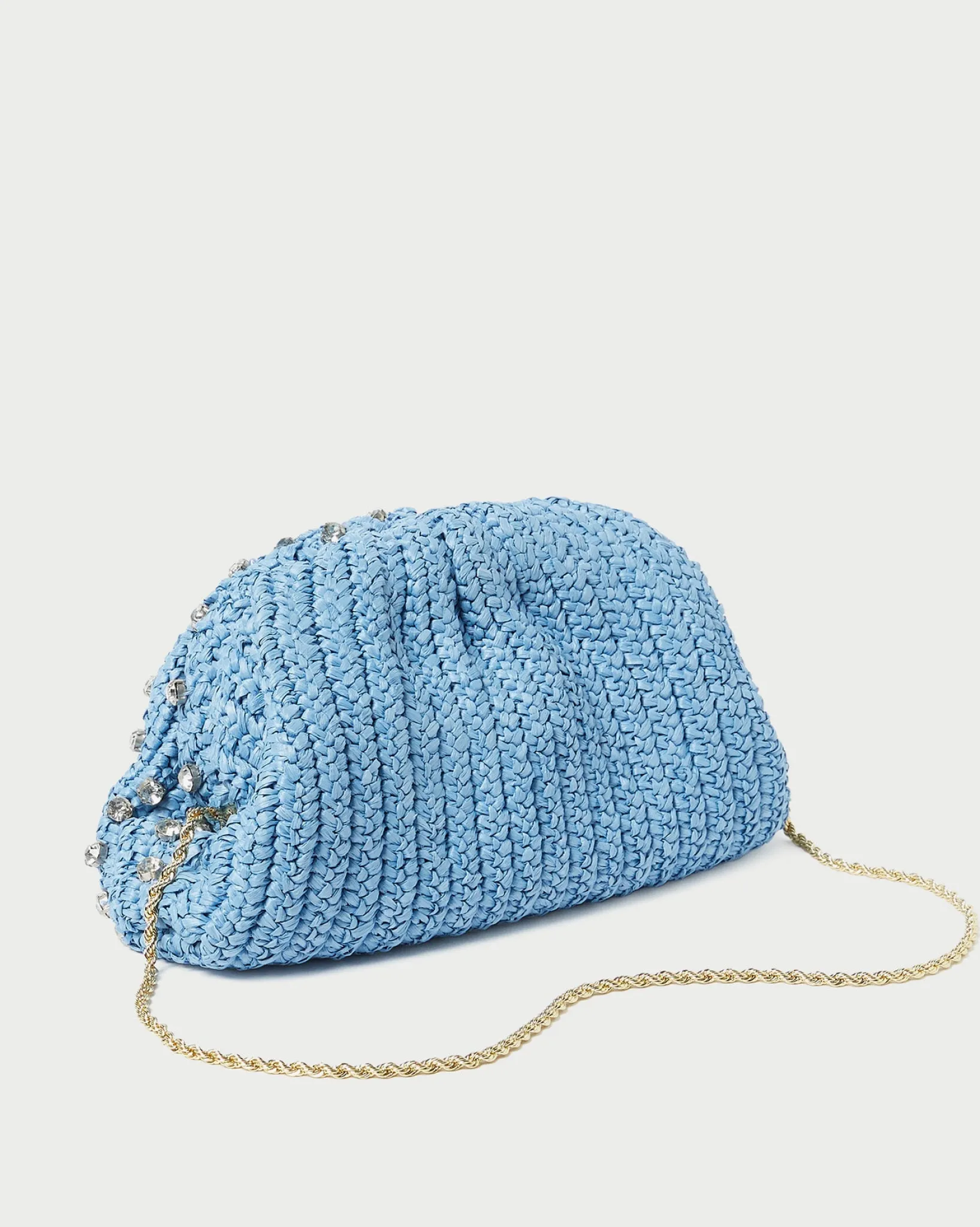 Hot Loeffler Randall Bailey Pleated Dome Clutch Pearl