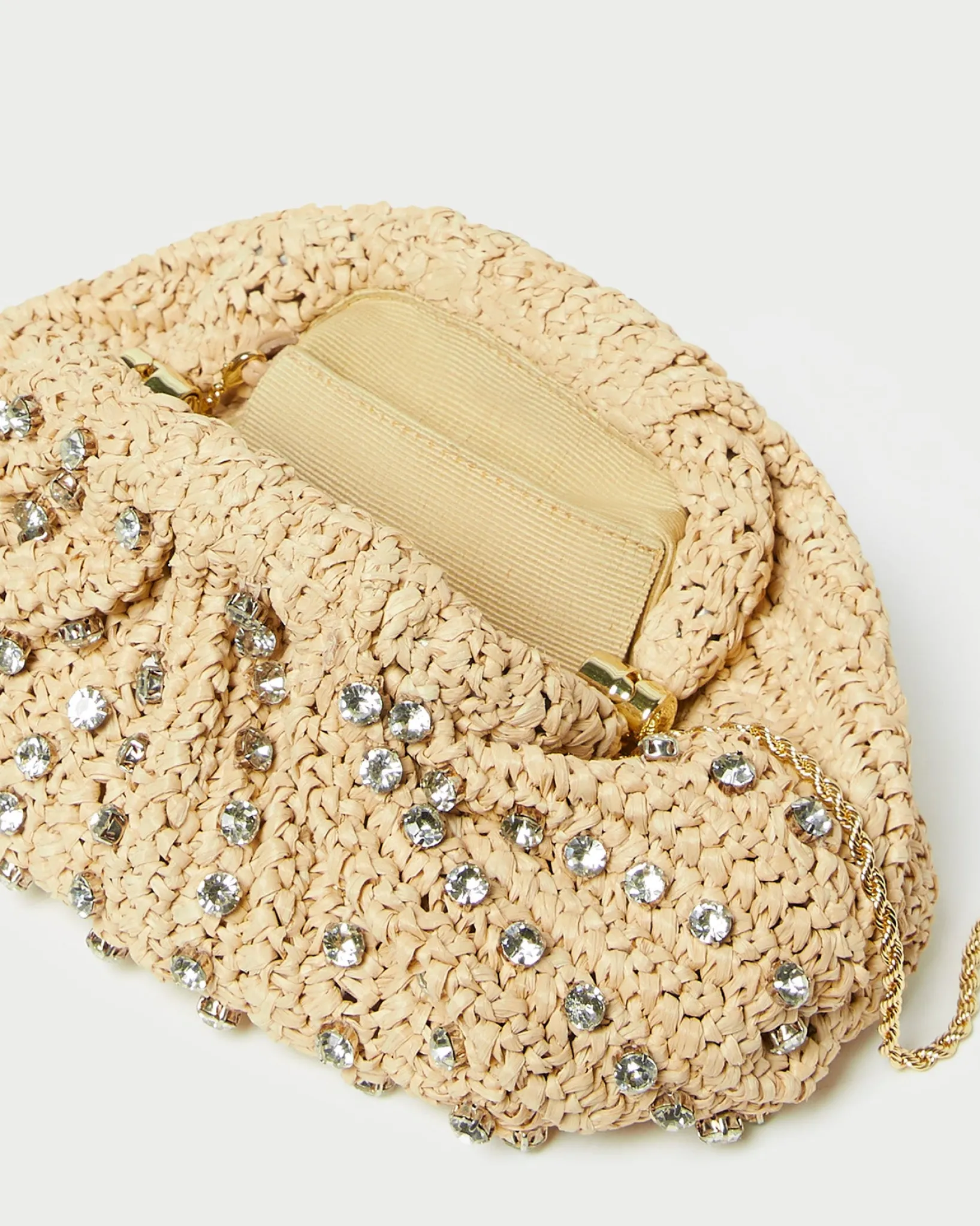 Hot Loeffler Randall Bailey Pleated Dome Clutch Pearl