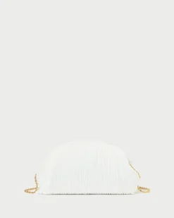 Best Loeffler Randall Bailey White/Crystal Dome Clutch White/Clear