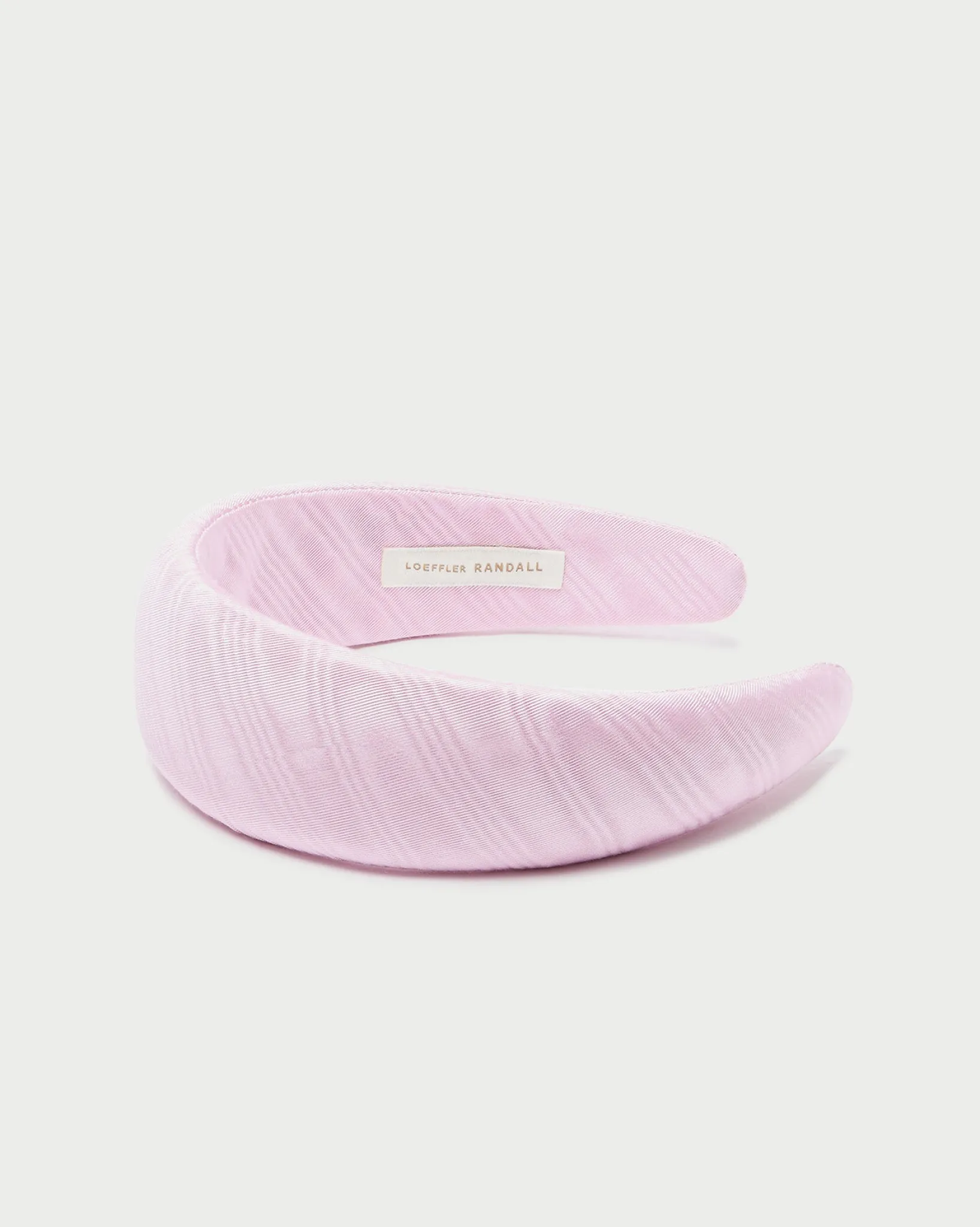 Hot Loeffler Randall Bellamy Blue Satin Puffy Headband Light Blue