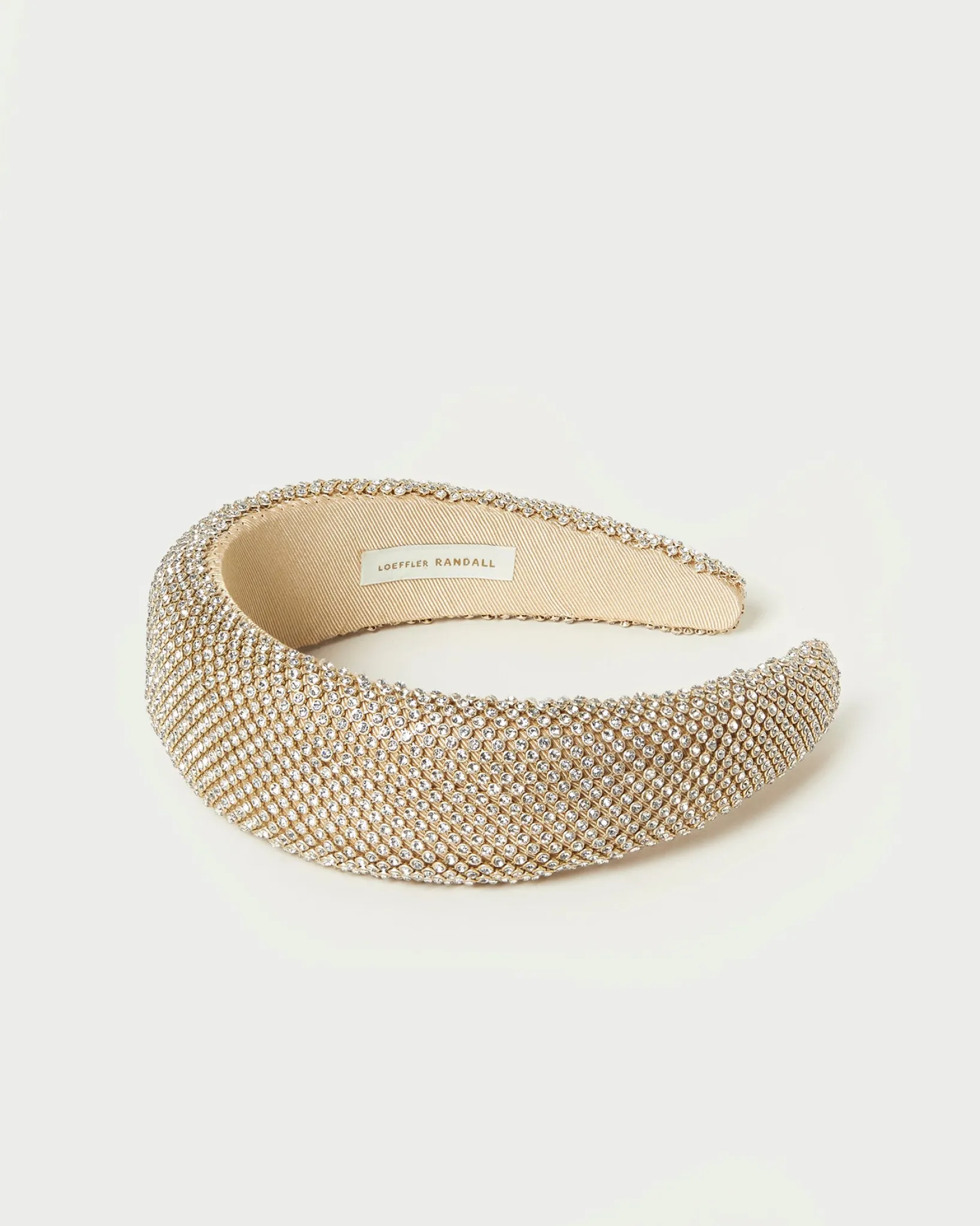 Hot Loeffler Randall Bellamy Blue Satin Puffy Headband Light Blue
