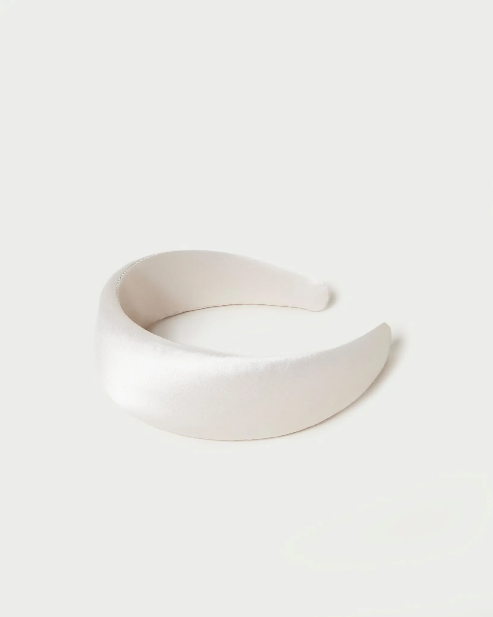 Clearance Loeffler Randall Bellamy Satin Headband Cream