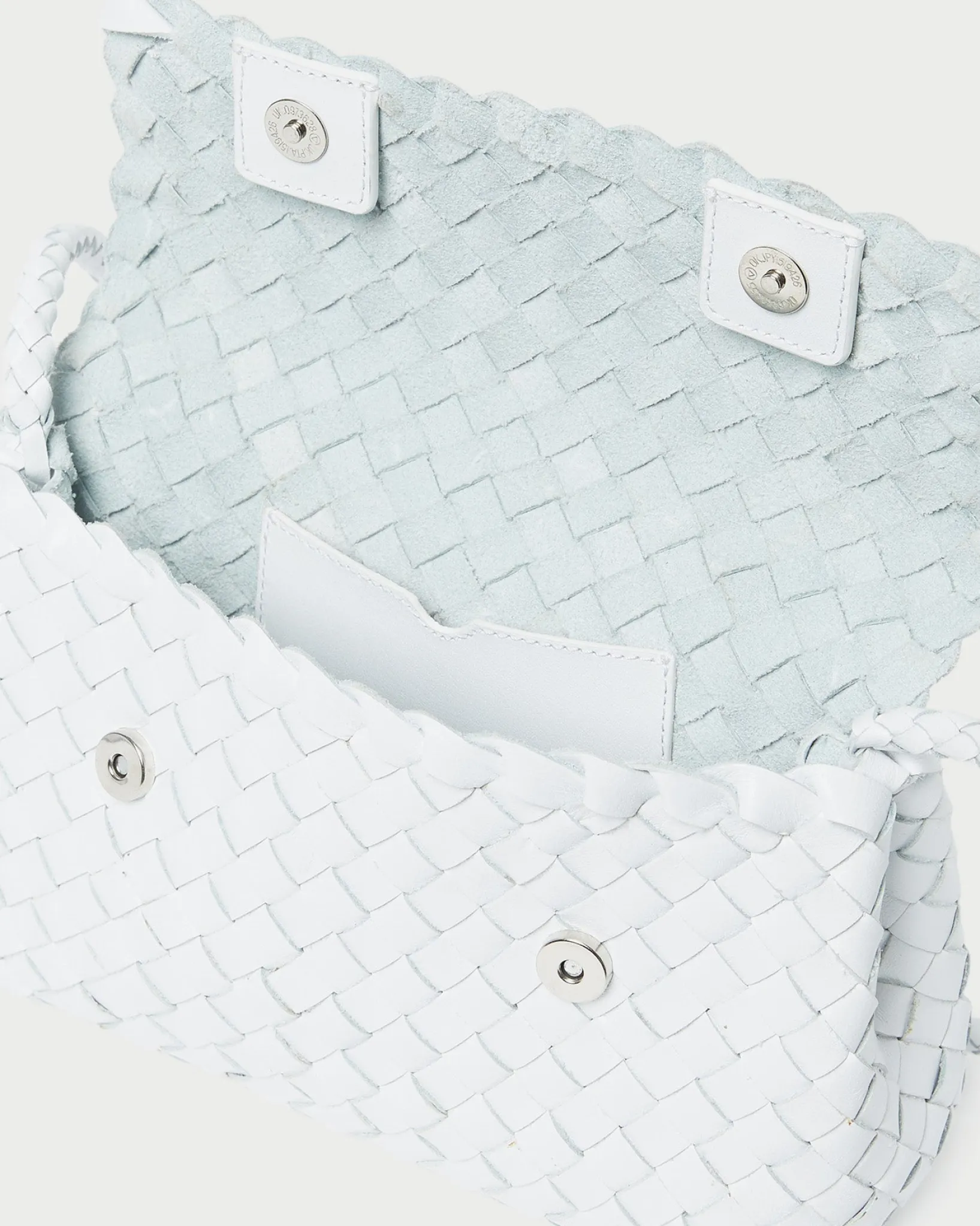 New Loeffler Randall Billie Leather Shoulder Bag White