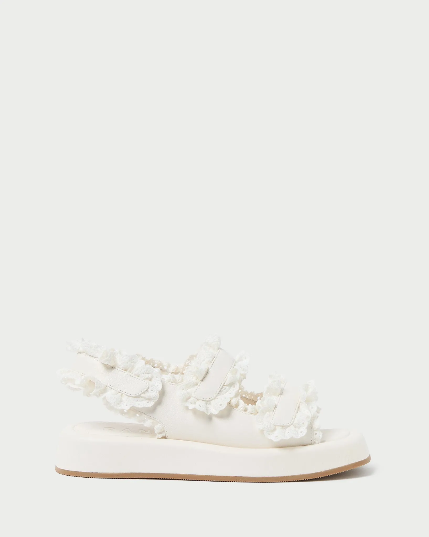 Hot Loeffler Randall Blaise Raffia Platform Sandal Brown