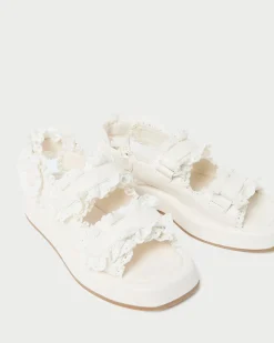 Hot Loeffler Randall Blaise Raffia Platform Sandal Brown