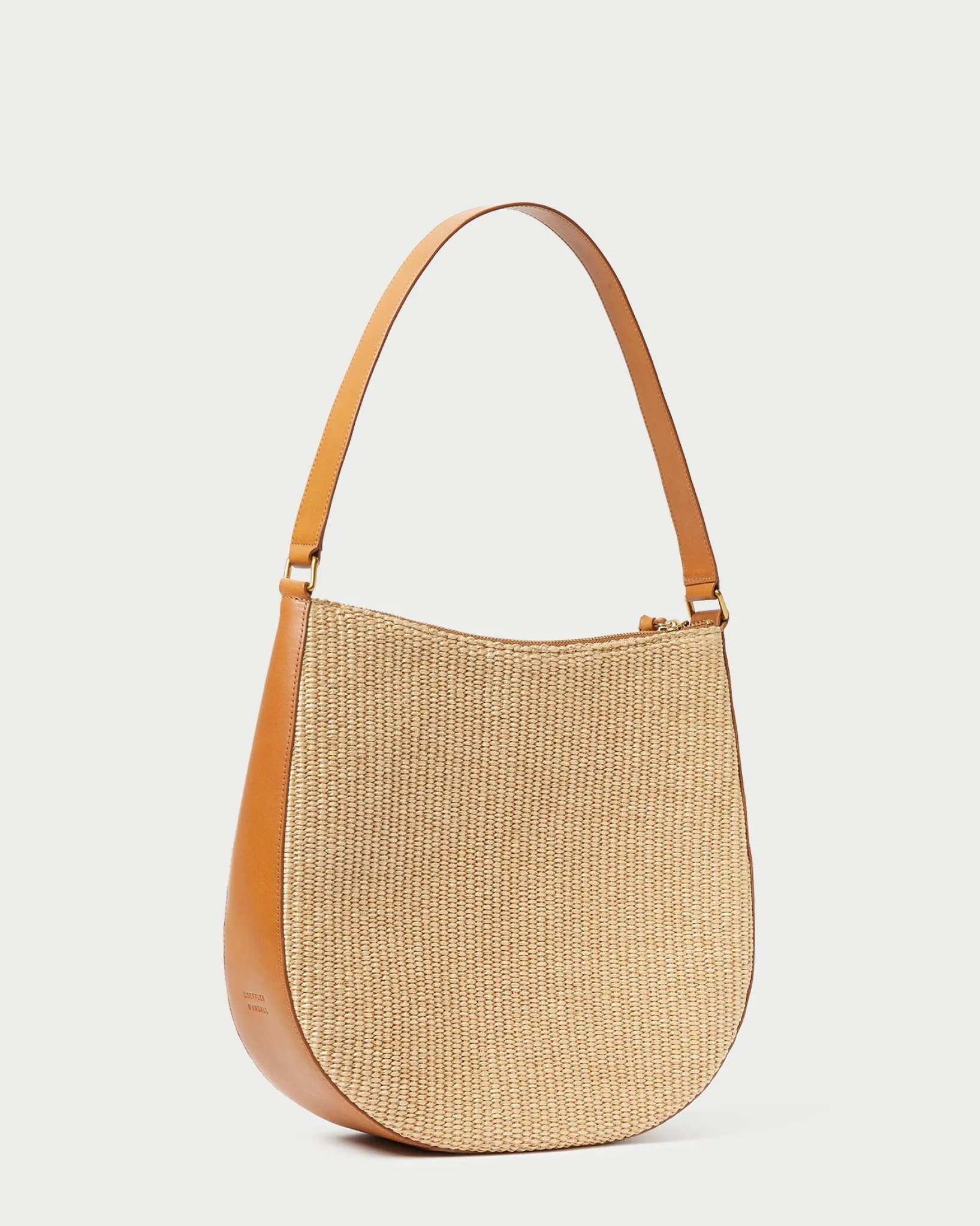 Outlet Loeffler Randall Bowen Natural Straw Hobo Natural/Cognac />
