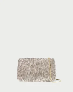 Best Loeffler Randall Brit Pleated Clutch Brown Gingham