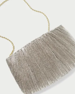 Best Loeffler Randall Brit Pleated Clutch Brown Gingham