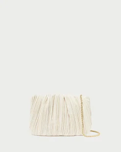 Best Loeffler Randall Brit Pleated Clutch Brown Gingham