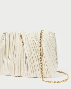 Best Loeffler Randall Brit Pleated Clutch Brown Gingham
