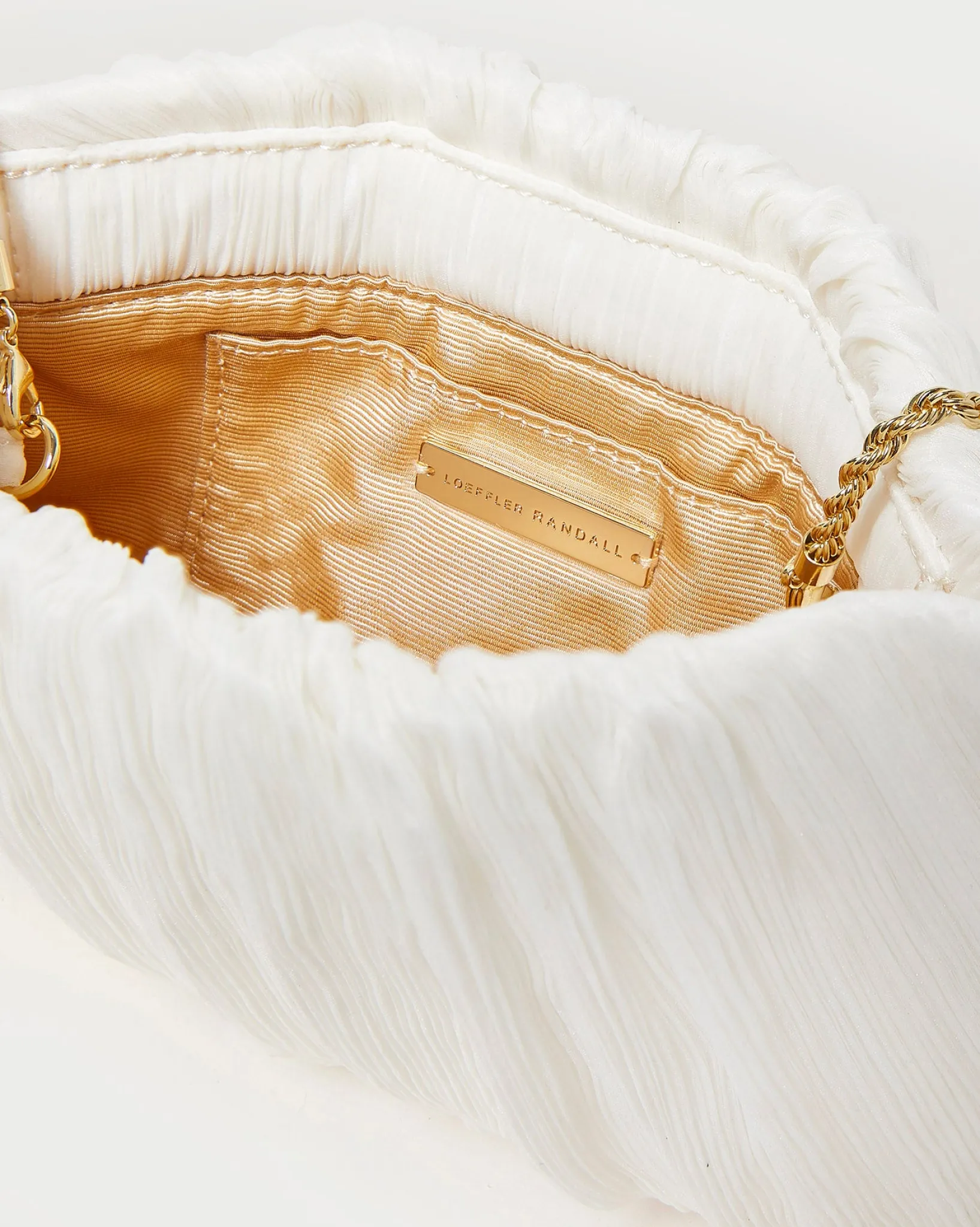 Best Loeffler Randall Brit Pleated Clutch Brown Gingham