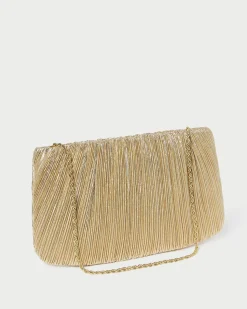 Best Loeffler Randall Brit Pleated Clutch Brown Gingham