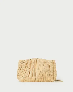 Hot Loeffler Randall Brit Flat Pleated Clutch Natural