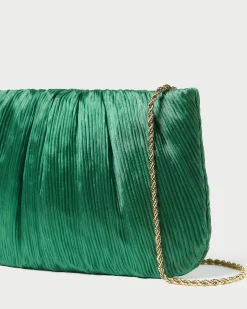 Hot Loeffler Randall Brit Flat Pleated Clutch Natural