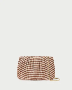 Loeffler Randall Brit Flat Pleated Clutch Pearl