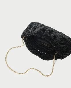 Loeffler Randall Brit Flat Pleated Clutch Pearl