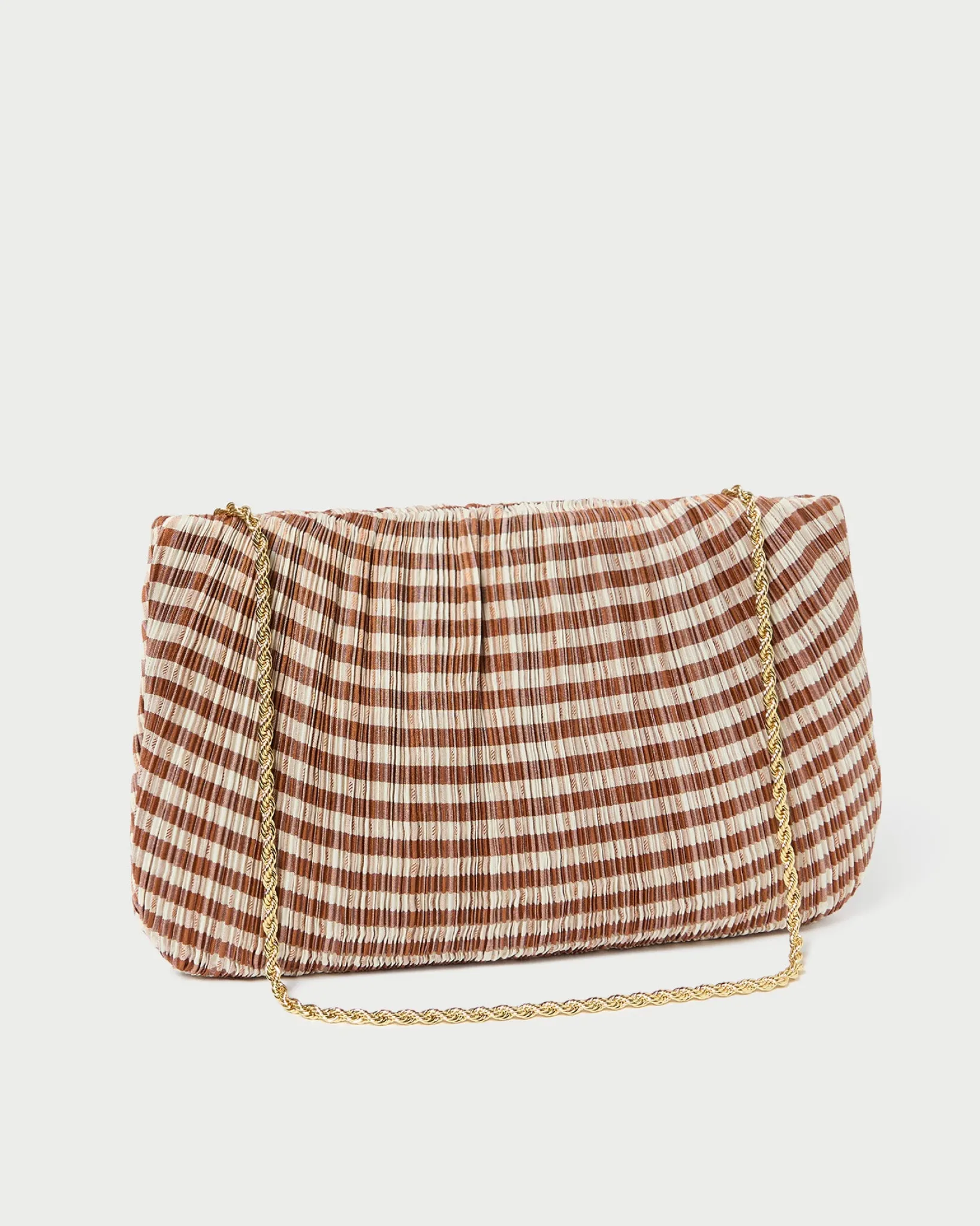 Hot Loeffler Randall Brit Flat Pleated Clutch Sage