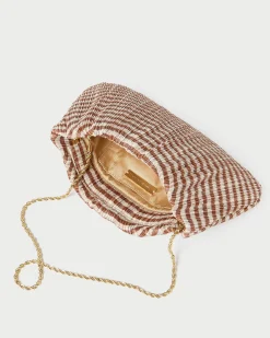 Hot Loeffler Randall Brit Flat Pleated Clutch Sage
