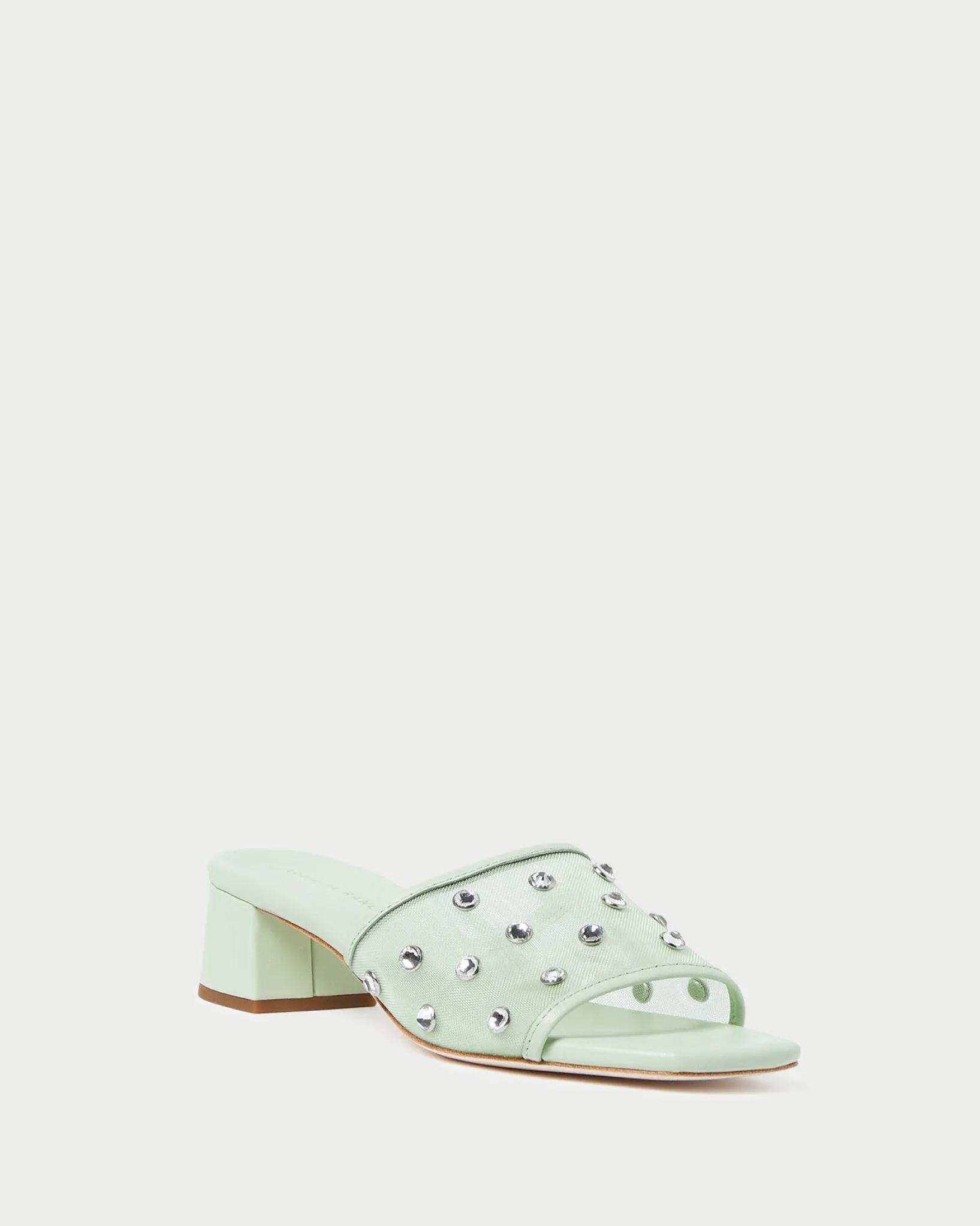 Outlet Loeffler Randall Brooke /Crystal Mesh Mule Seafoam