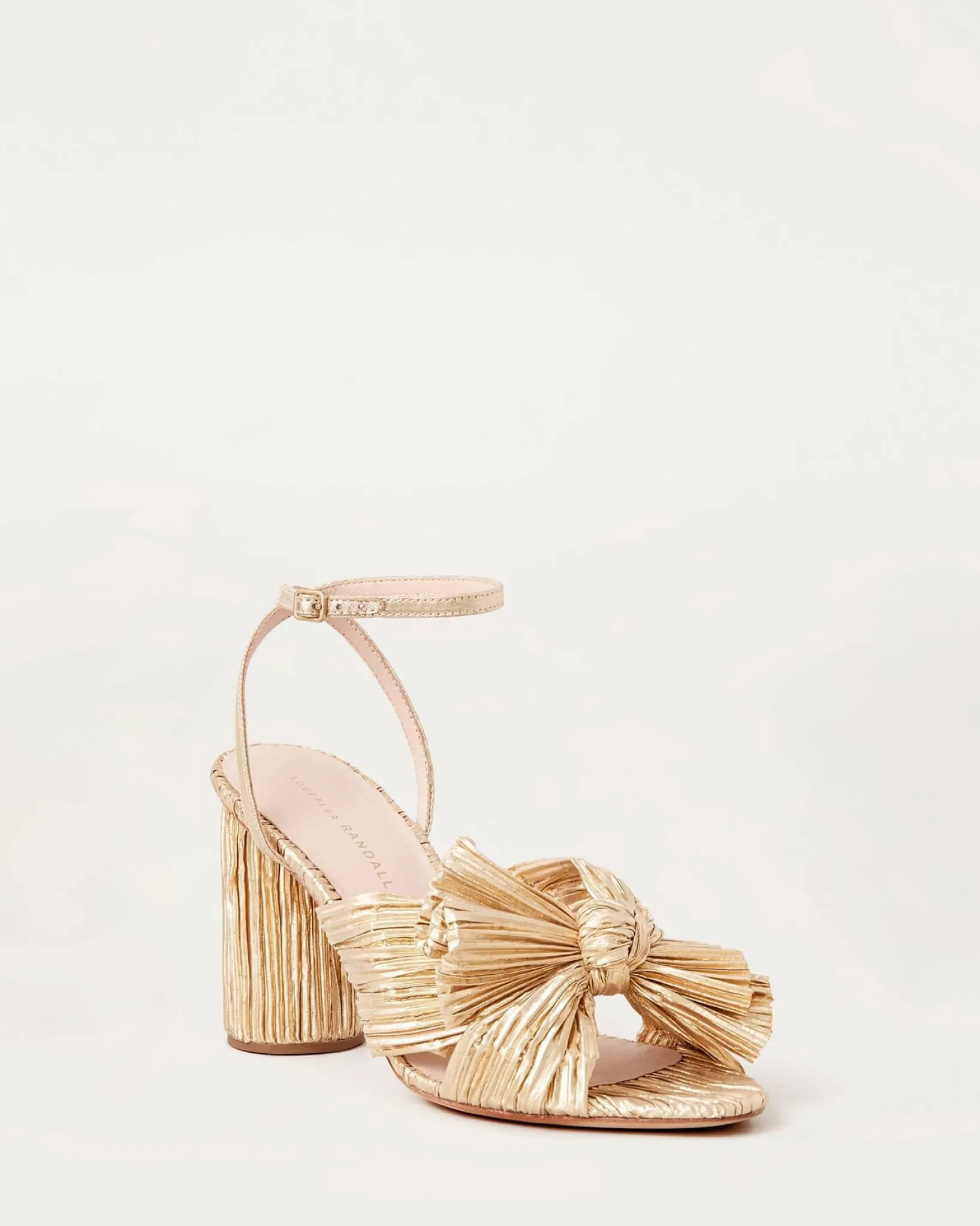 Outlet Loeffler Randall Camellia Pleated Bow Heel Black