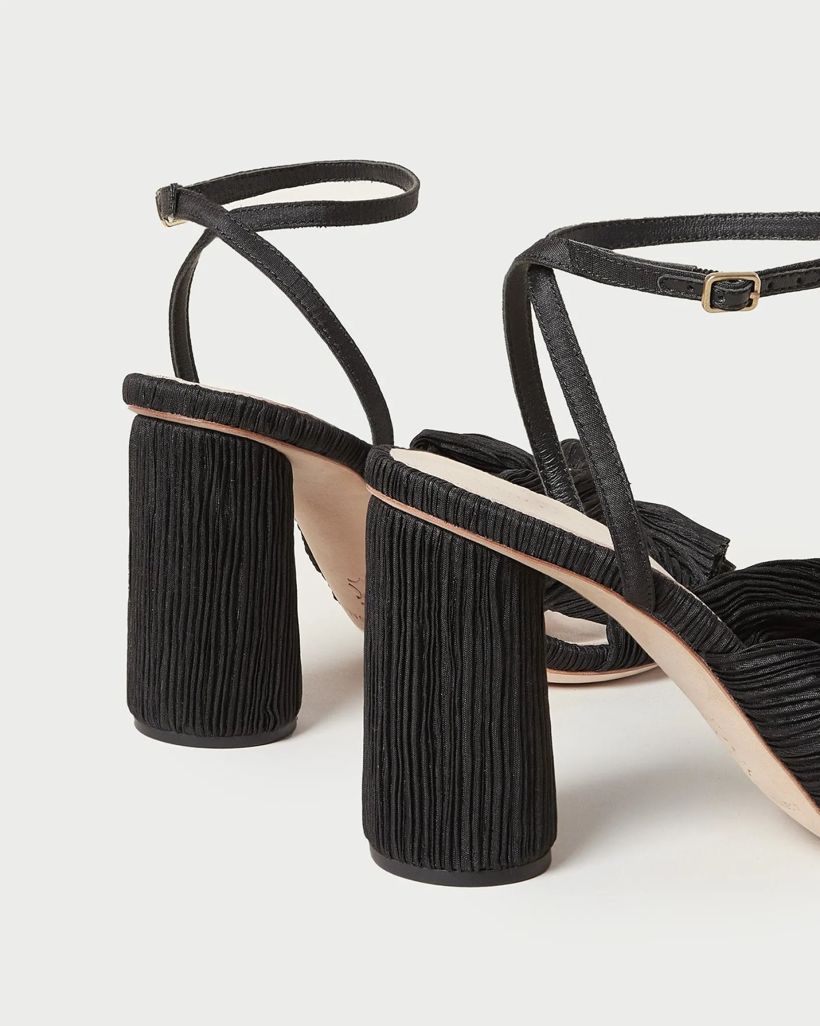 Outlet Loeffler Randall Camellia Pleated Bow Heel Black