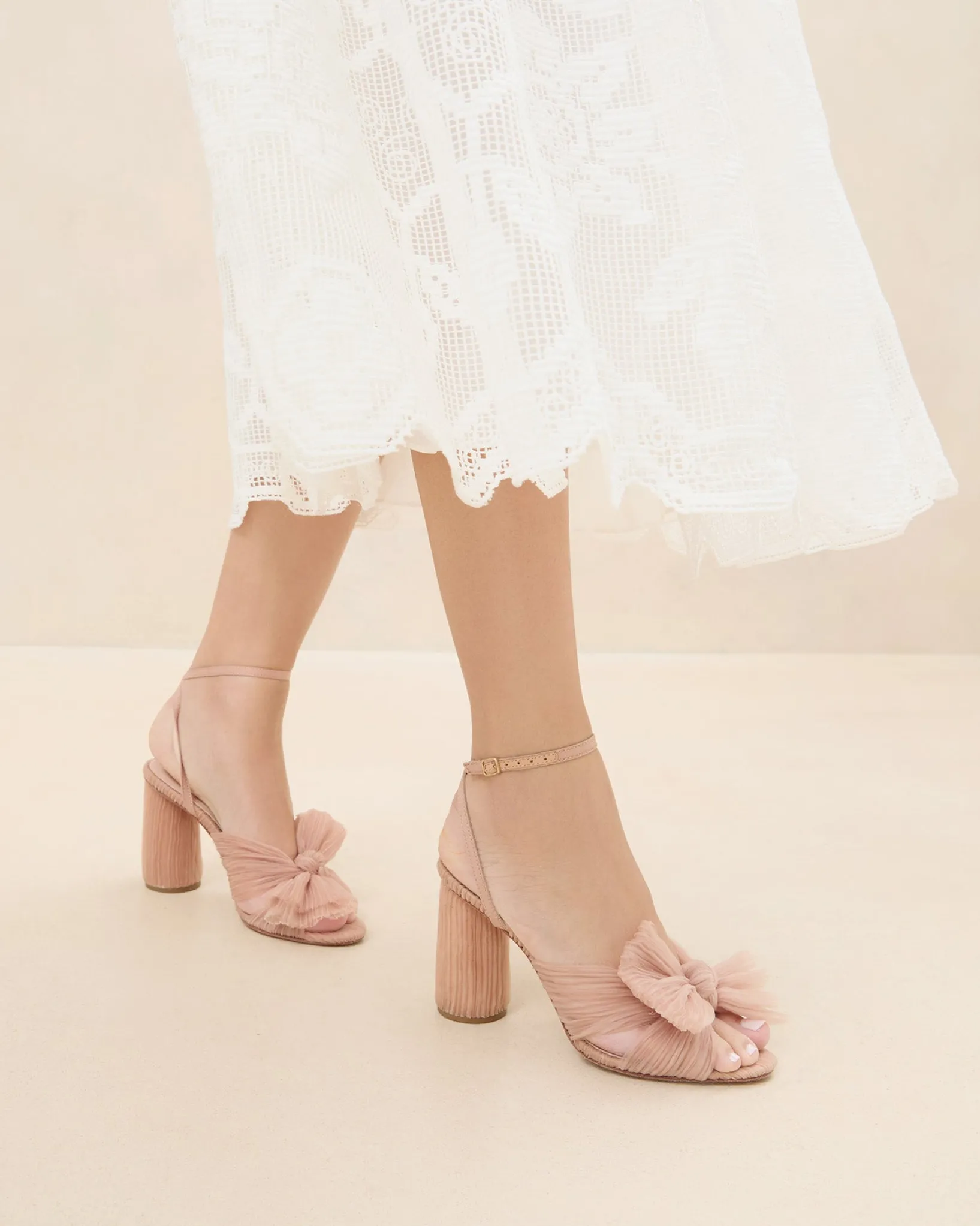 Outlet Loeffler Randall Camellia Pleated Bow Heel Black