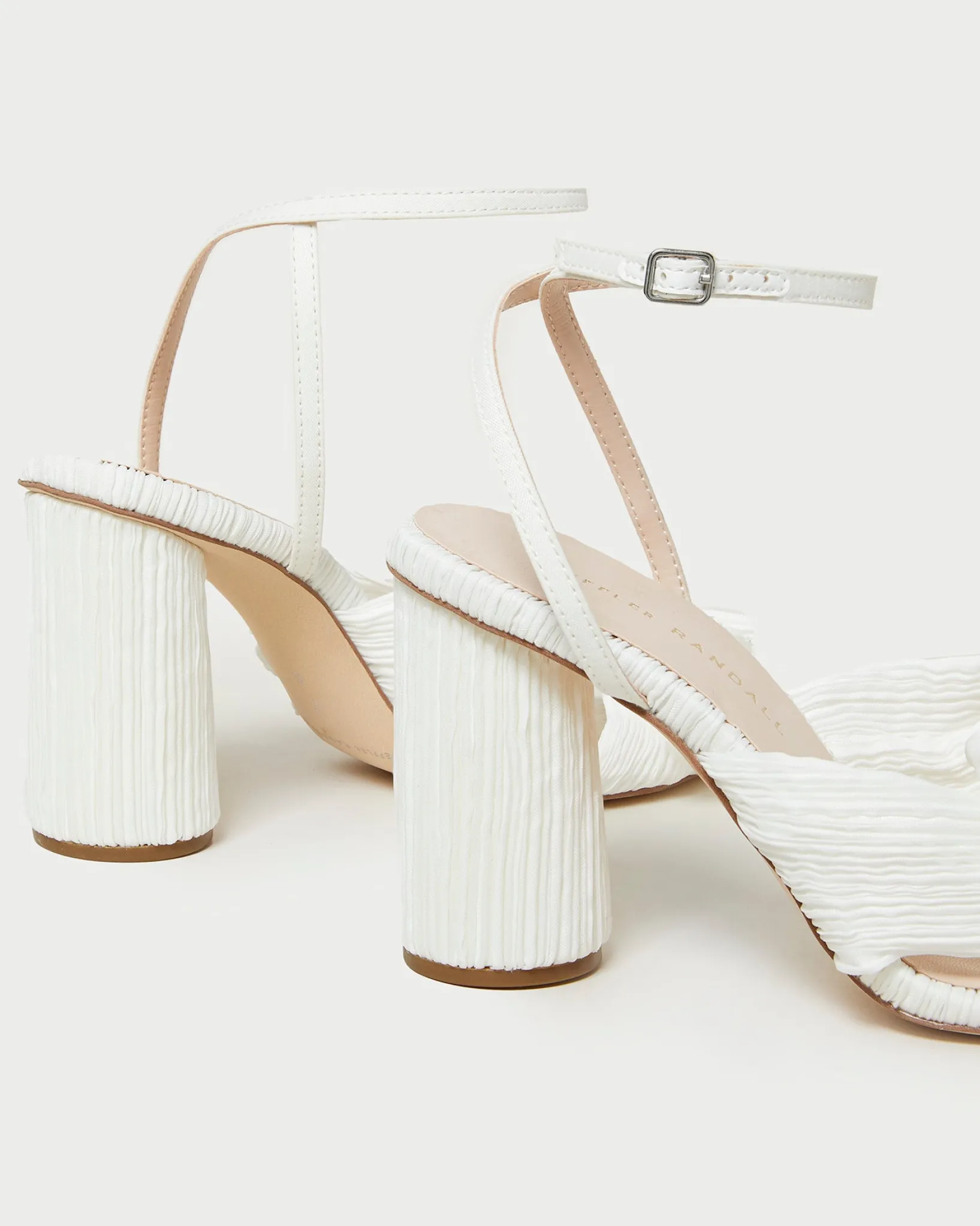 Outlet Loeffler Randall Camellia Pleated Bow Heel Blue
