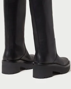 Online Loeffler Randall Carlee Black Tall Lug Boot Black /><noscript><img width=