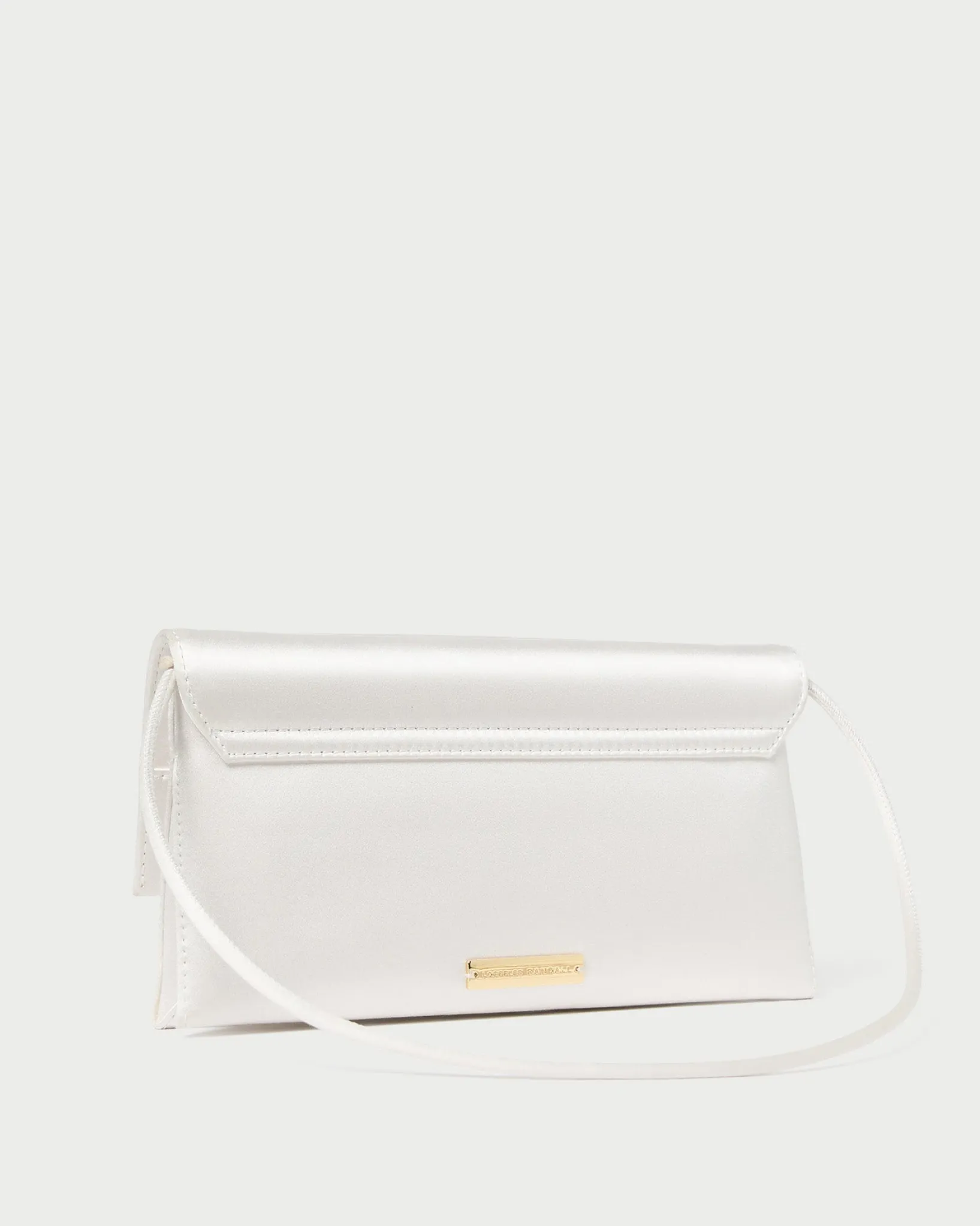 Loeffler Randall Charlee Satin Shoulder Bag Blush