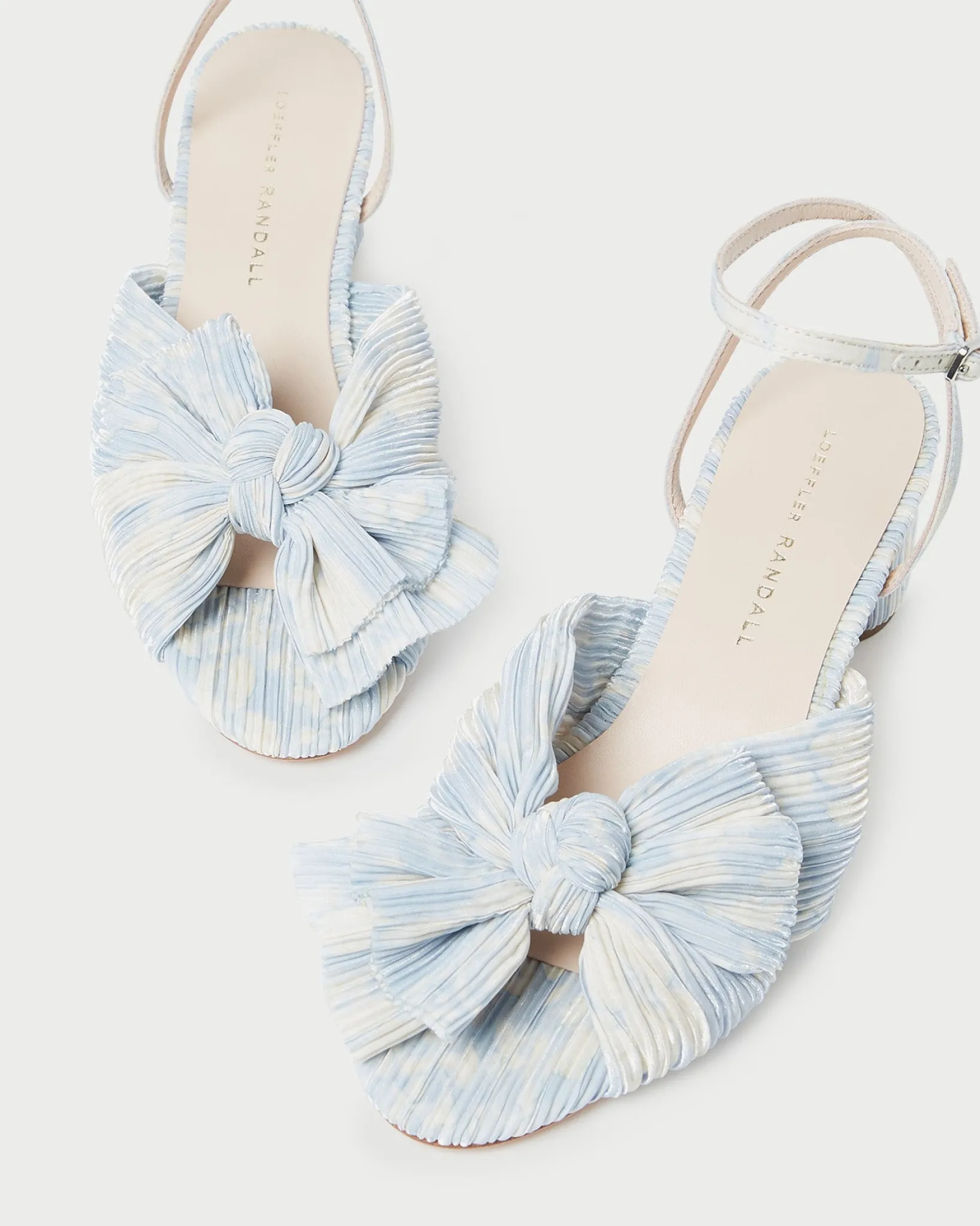 Discount Loeffler Randall Dahlia Black Pleated Bow Heel Beauty