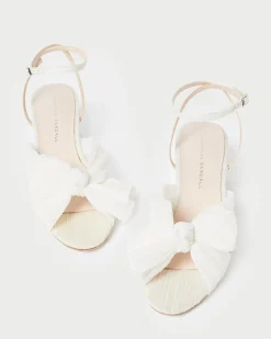 Discount Loeffler Randall Dahlia Black Pleated Bow Heel Beauty