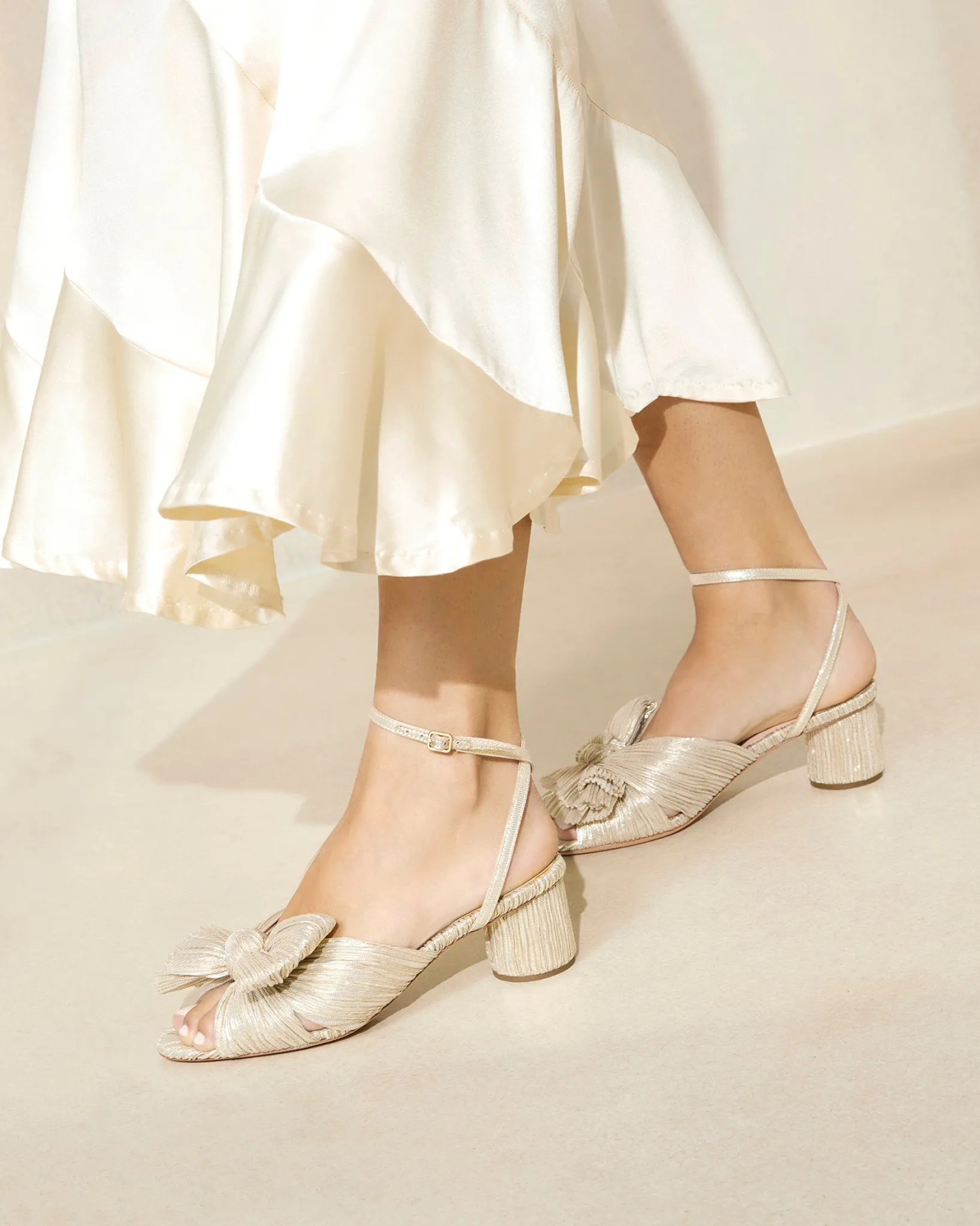 Discount Loeffler Randall Dahlia Black Pleated Bow Heel Beauty