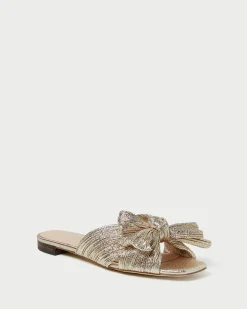 Outlet Loeffler Randall Daphne Bow Slide Blue