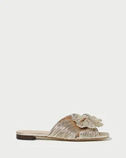 Outlet Loeffler Randall Daphne Bow Slide Blue