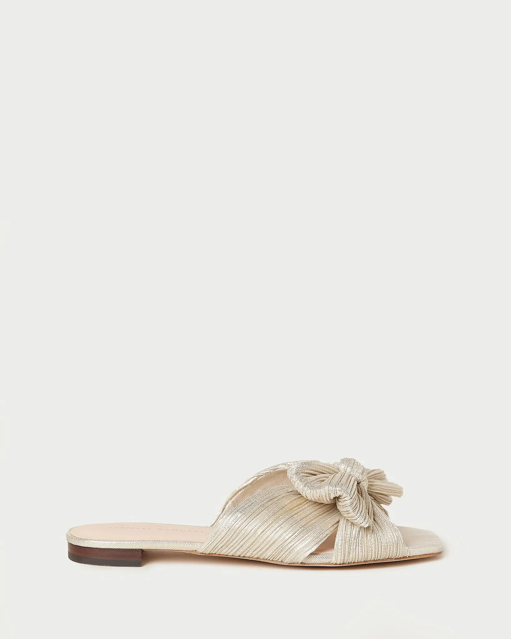Loeffler Randall Daphne Bow Slide Champagne