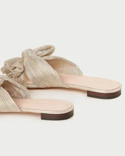 Loeffler Randall Daphne Bow Slide Champagne