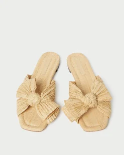 Discount Loeffler Randall Daphne Bow Slide Natural