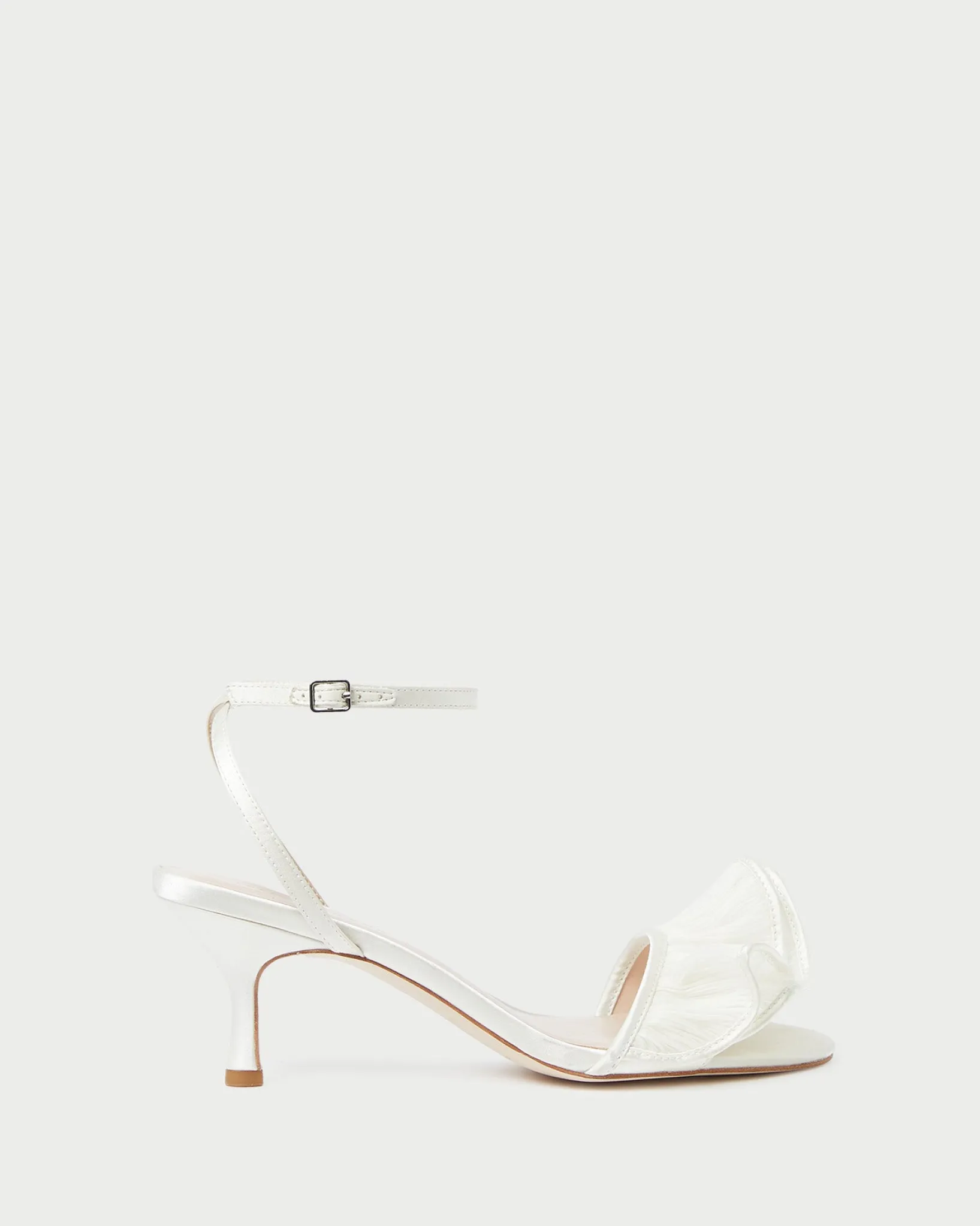 Discount Loeffler Randall Elena Pearl Pleated Ruffle Sandal Pearl />