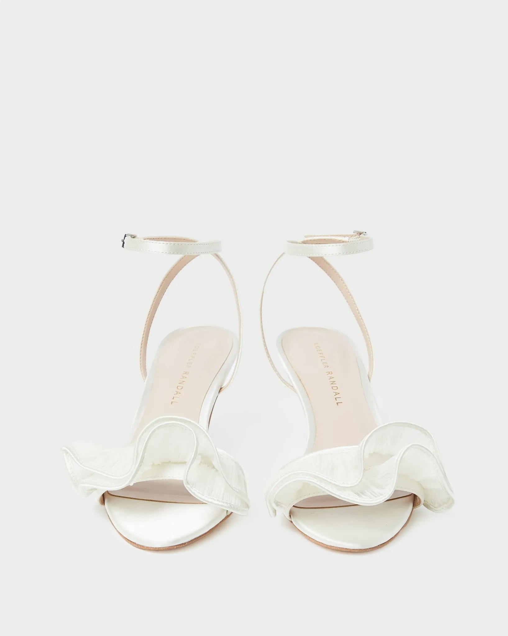 Discount Loeffler Randall Elena Pearl Pleated Ruffle Sandal Pearl />