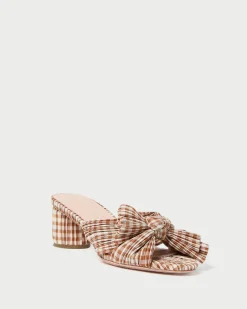 New Loeffler Randall Emilia Pleated Bow Heel Black