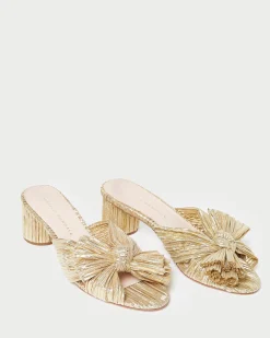 Sale Loeffler Randall Emilia Bow Heel Brown Gingham