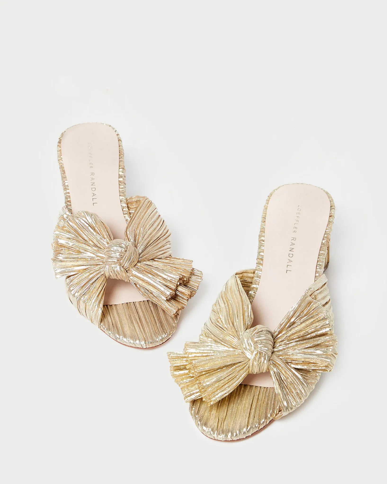 Sale Loeffler Randall Emilia Bow Heel Brown Gingham
