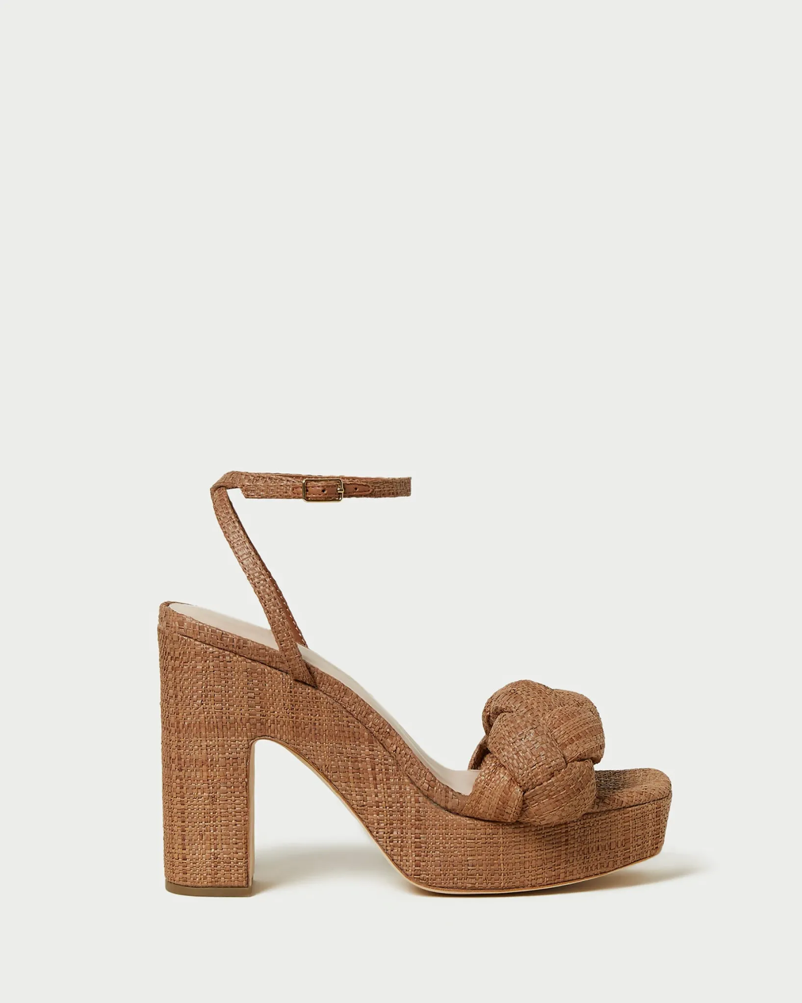 Online Loeffler Randall Fae Denim Platform Heel Blue
